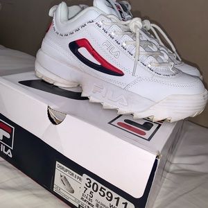 White Fila Shoes